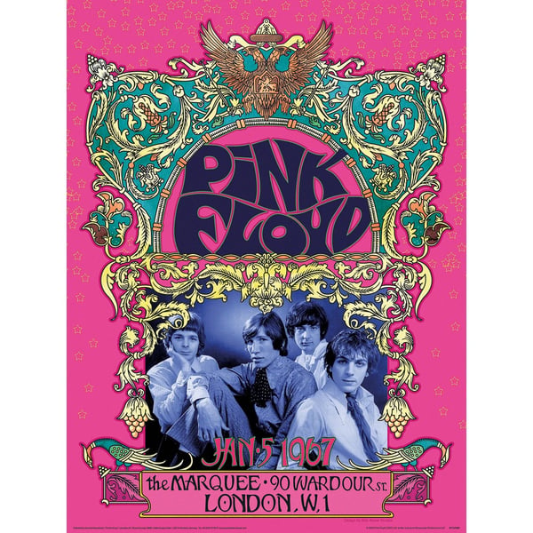 Pink Floyd ´67 Kehystetty juliste