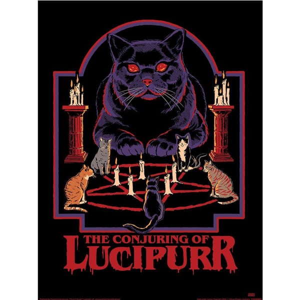 Steven Rhodes The Conjuring Of Lucipurr Print