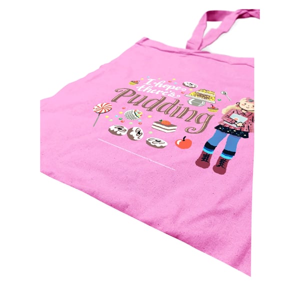 Harry Potter I Hope There´s Pudding Tote Bag
