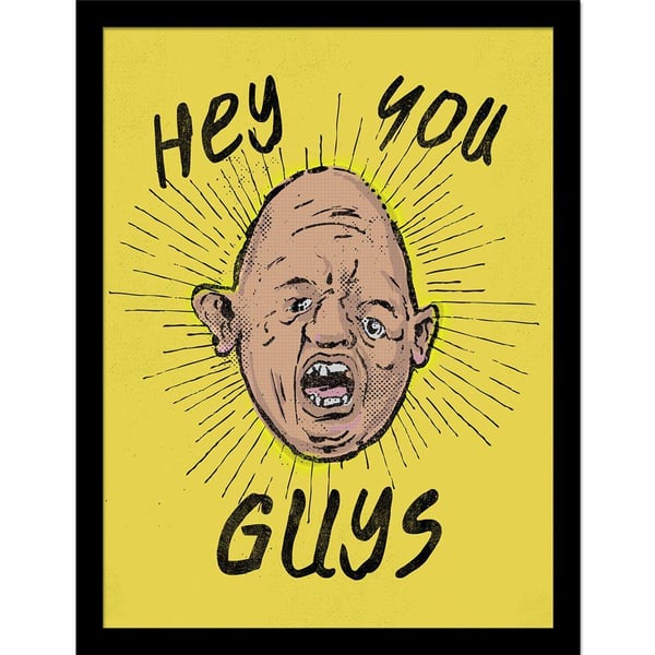 The Goonies Hey You Guys Framed Print