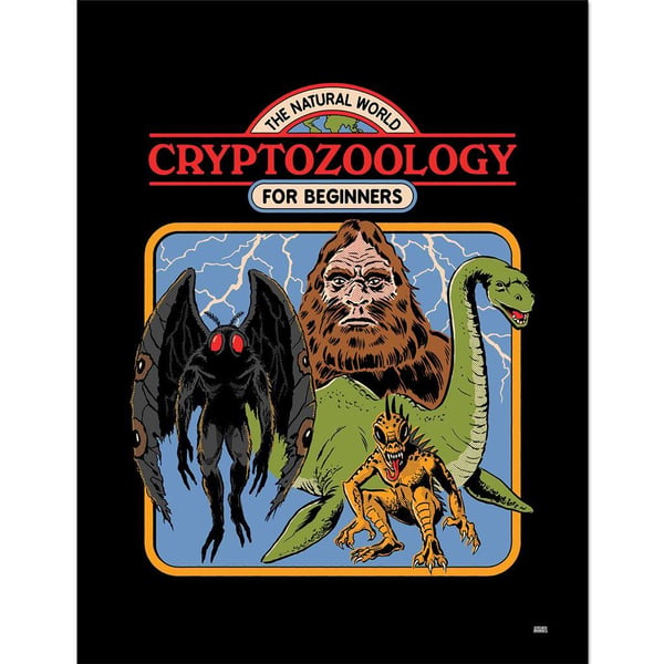 Steven Rhodes Cryptozoology For Beginners Framed Poster