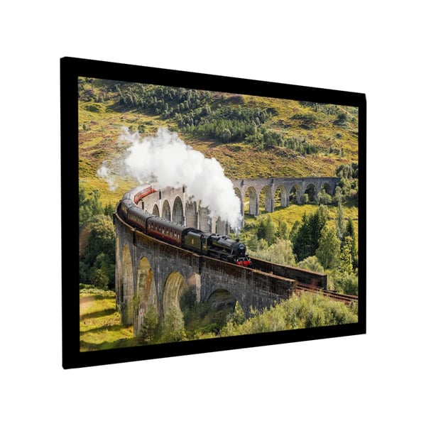 Glenfinnan Viaduct Train Framed Poster