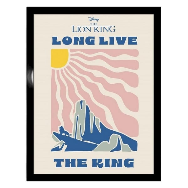 The Lion King Long Live The King Mufasa Framed Poster