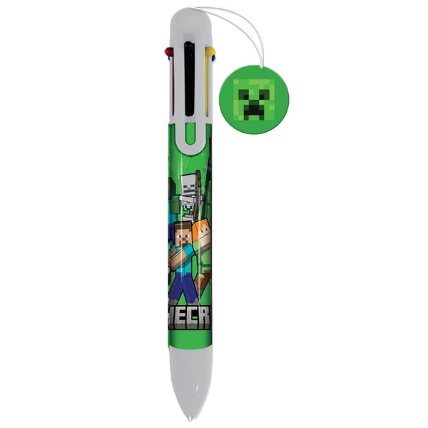 Minecraft Multicoloured Creeper Pen