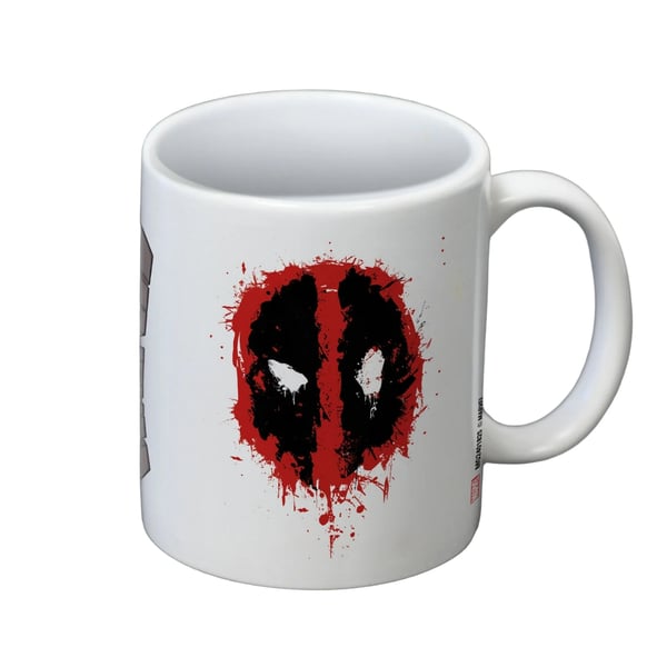 Deadpool Logotyp Stänk Mugg