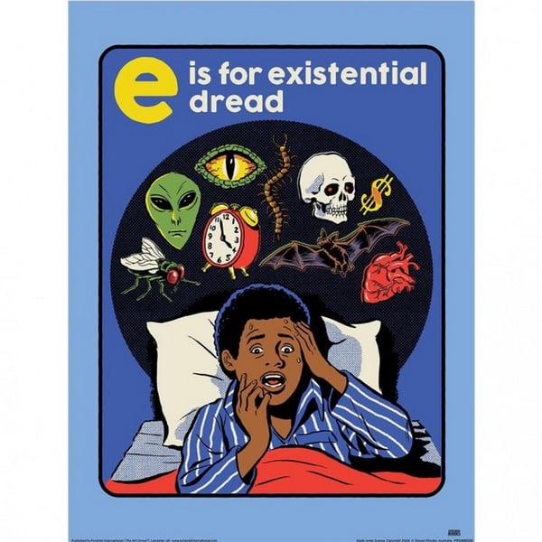 Steven Rhodes Existentiell Ångest Tryck