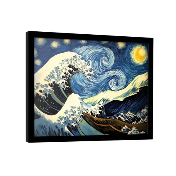 Wave Collection Starry Waves kehystetty juliste