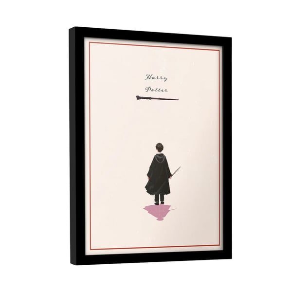 Harry Potter Odottaa Harry Yksin Kehystetty Juliste