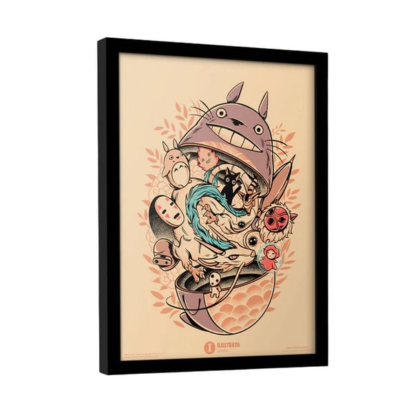 Ilustrata My Neighbour Matryoshka Framed Poster