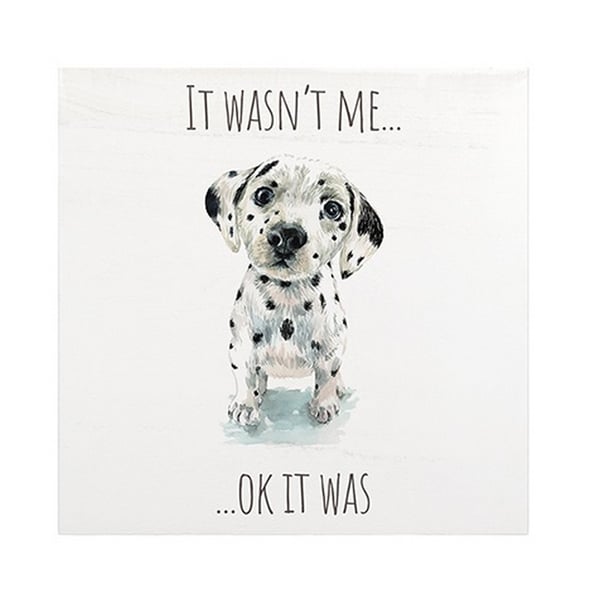 Louise Nisbet Dalmatian Wooden Block