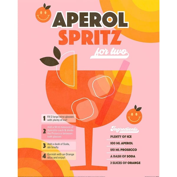 Dominique Vari Aperol Spritz Print