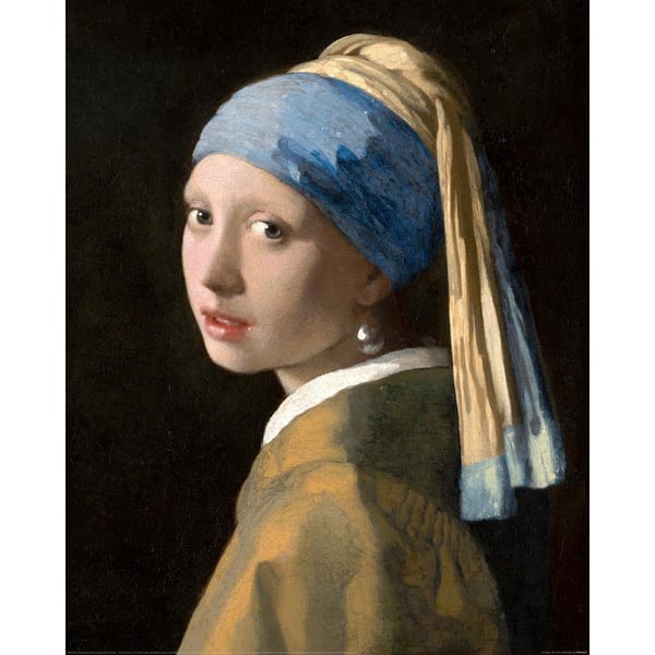 Johannes Vermeer Girl With  A Pearl Earring Print