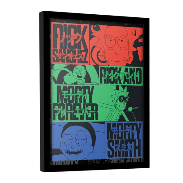 Rick And Morty Forever kehystetty juliste