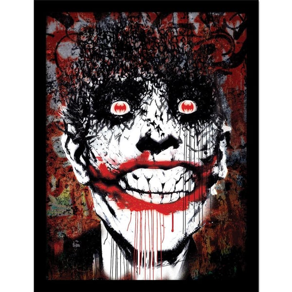 Batman Joker Smile Kehystetty juliste