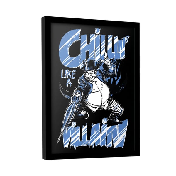 Batman Penguin Chillin kehystetty juliste