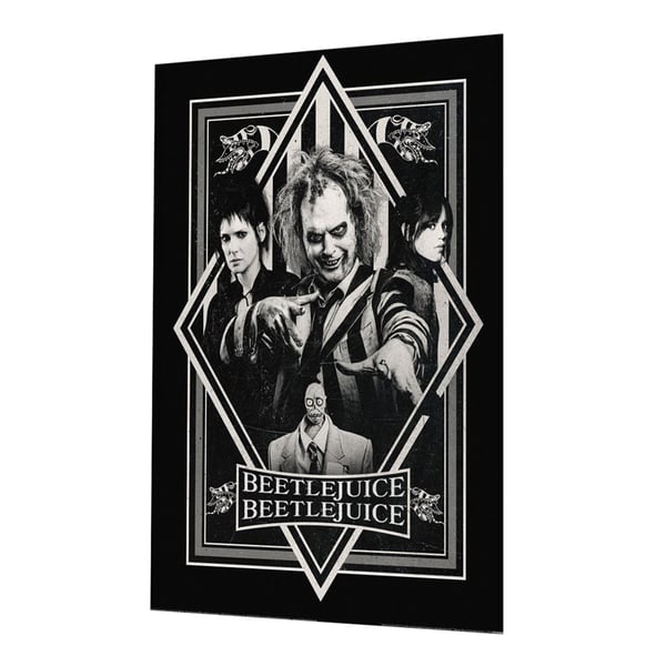 Beetlejuice Beetlejuice Characters Paper Print