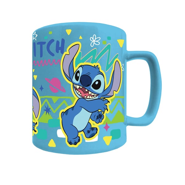 Lilo & Stitch Stitch Ansikte Fluffig 440ml Mugg