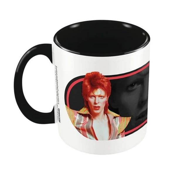 David Bowie -tyylinen kaksisävyinen muki
