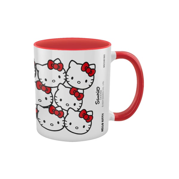 Hello Kitty Many Kittys Inner Two Tone Mugg