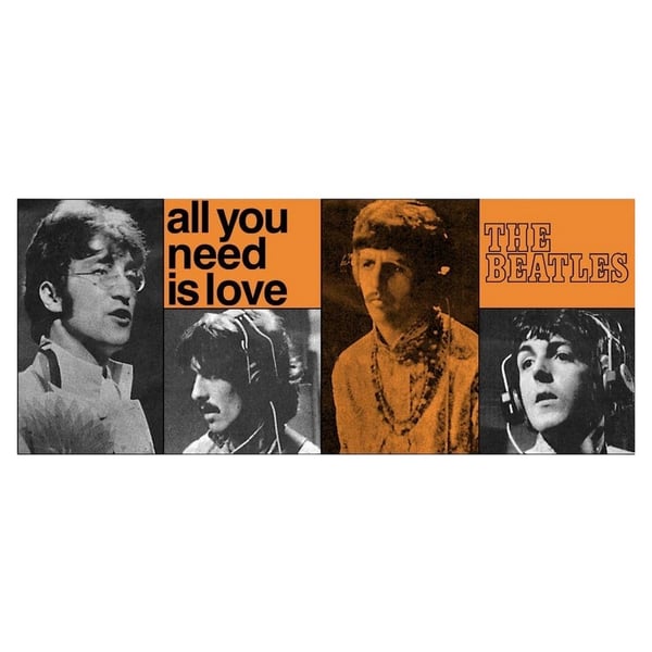The Beatles All You Need Is Love Inner Two Tone Mug