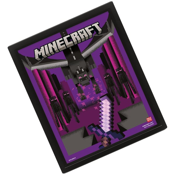 Minecraft Logo 3D Lenticular Poster
