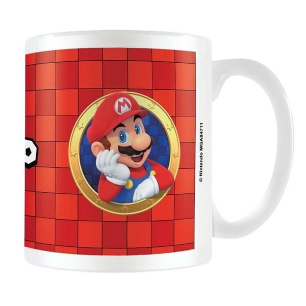 Super Mario Porträtt Mario Mugg