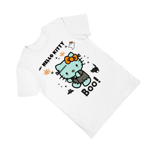 Sanrio Unisex aikuisten Boo Hello Kitty T-paita