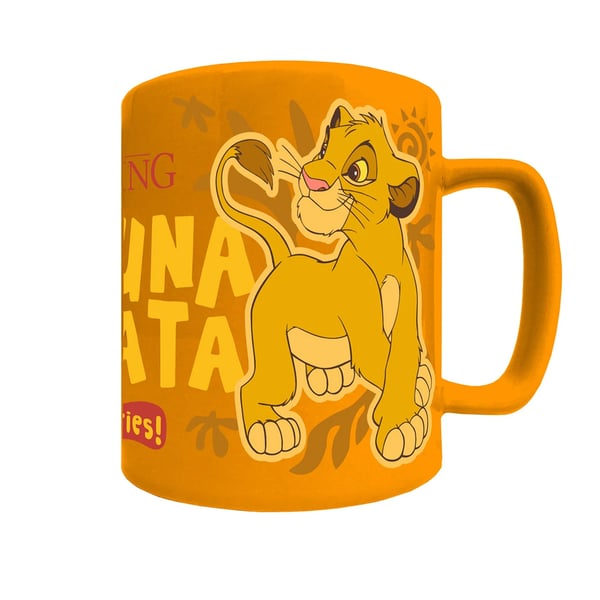 The Lion King Simba Smiling Face Fluffy Mug