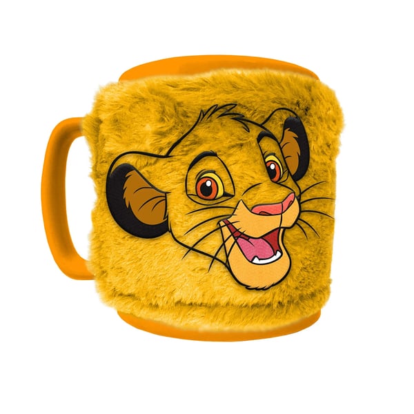 The Lion King Simba Smiling Face Fluffy Mug