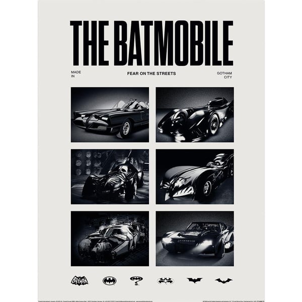 Batman 1989 Batmobile Print
