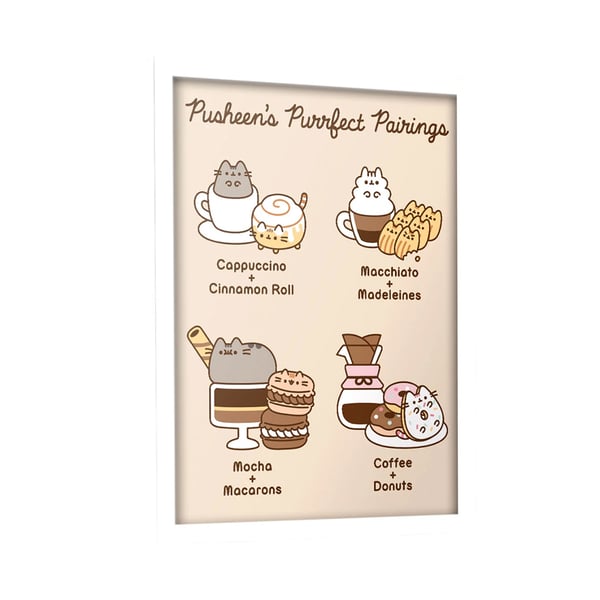 Pusheen Purrfect Pairings Kehystetty juliste