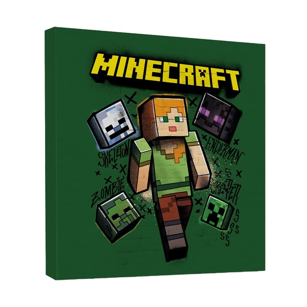 Minecraft Alex Canvas Print