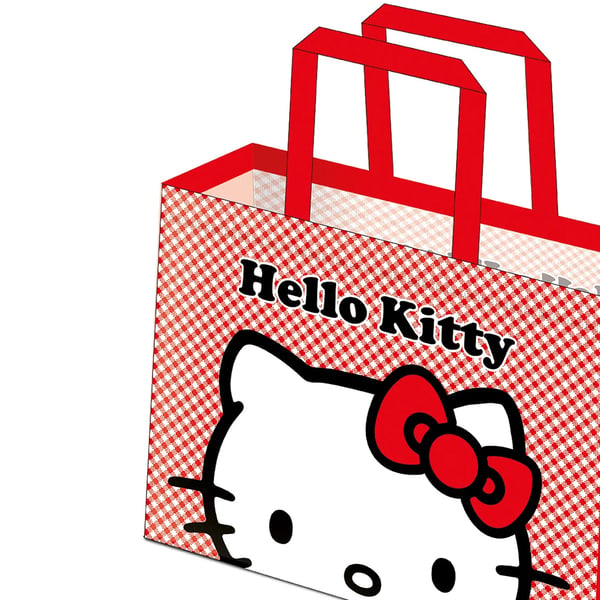 Hello Kitty Peeking Reusable Tote Bag