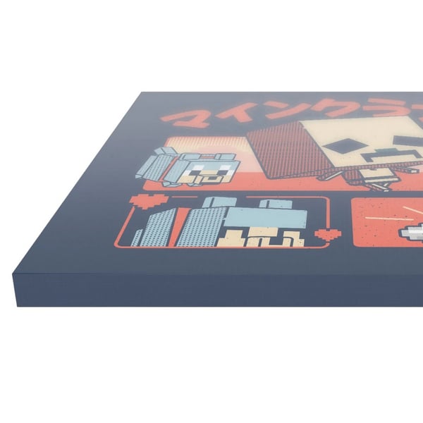 Minecraft Chibi Canvas-tryck