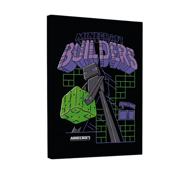 Minecraft Builders Canvas-tryck