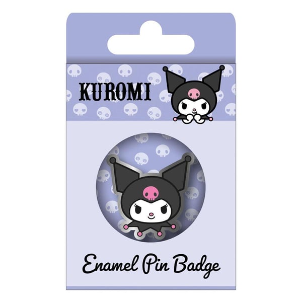 Kuromi Happy Face emaljipinssi