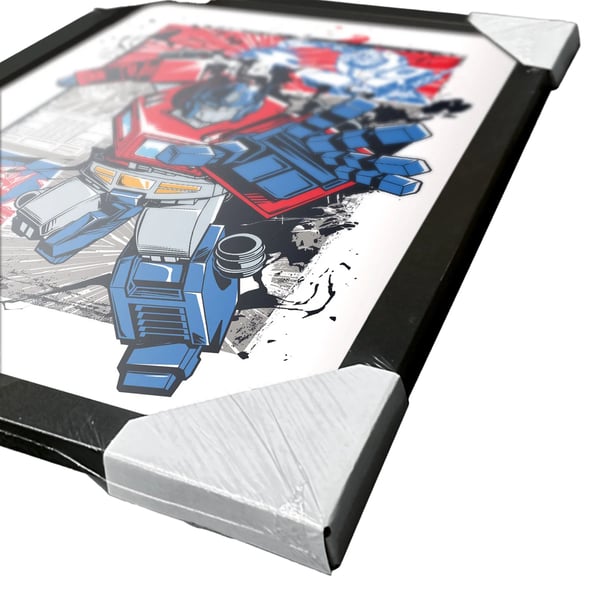 Transformers Optimus Prime kehystetty juliste