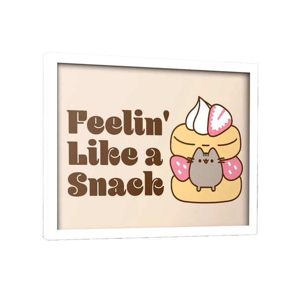 Pusheen Feelin' Like A Snack Kehystetty Juliste