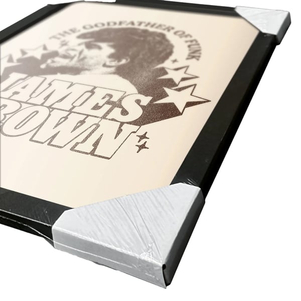James Brown Godfather Kehystetty Juliste