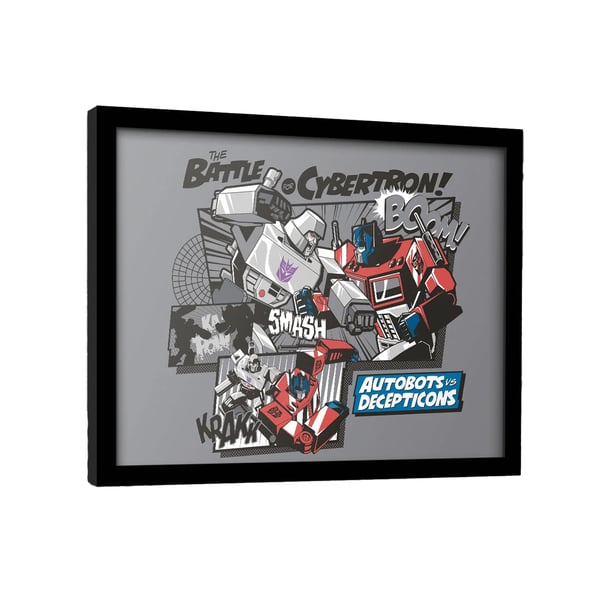 Transformers Cybertron Inramad Affisch
