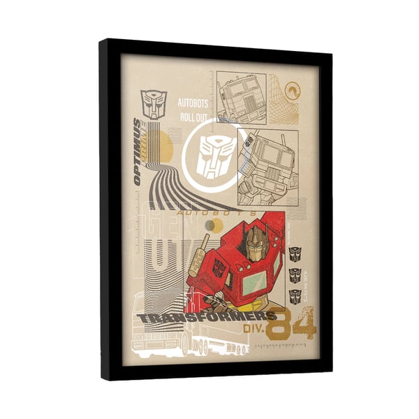 Transformers Autobot Roll Out kehystetty juliste
