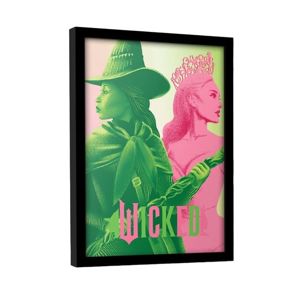 Wicked Elphaba And Glinda Framed Poster