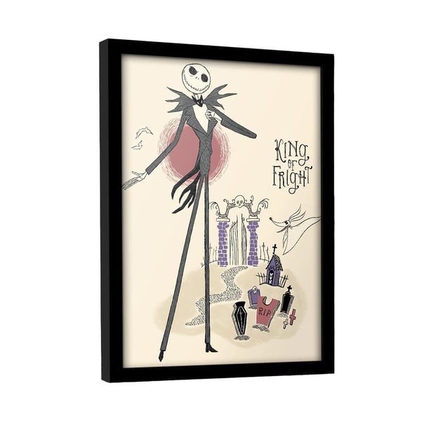 Nightmare Before Christmas King Of Fright Framed Poster