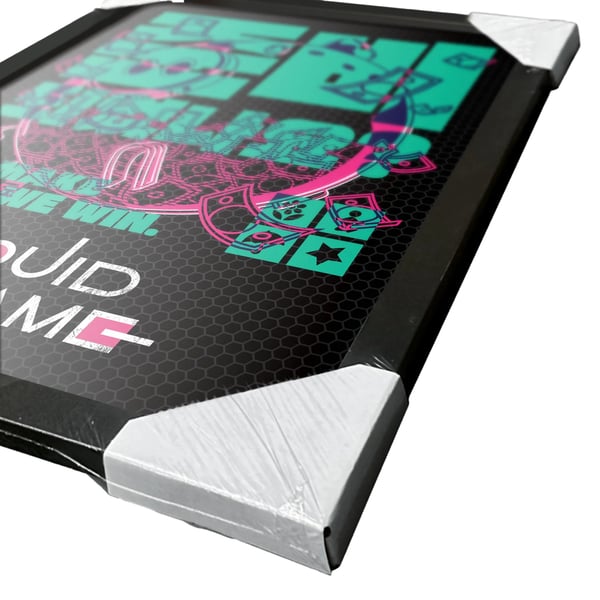 Squid Game 2 Varmista, että voitamme kehystetty juliste
