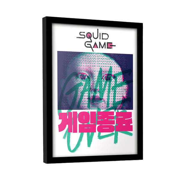 Squid Game 2 Game Over kehystetty juliste