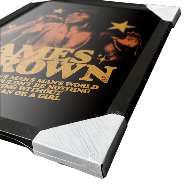 James Brown Man´s World Kehystetty juliste