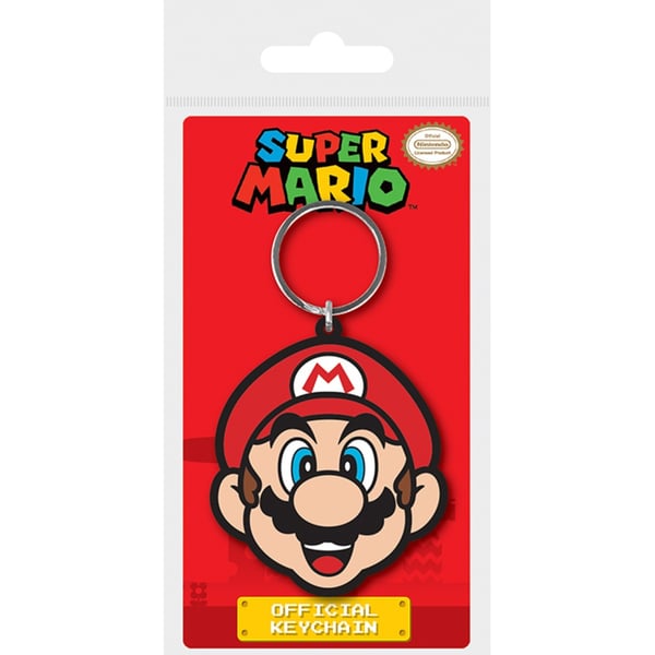 Super Mario Rubber Keyring