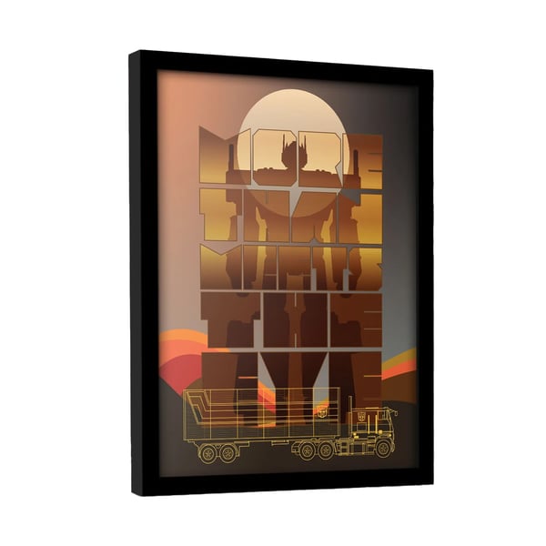 Transformers More Than Meets The Eye Kehystetty juliste
