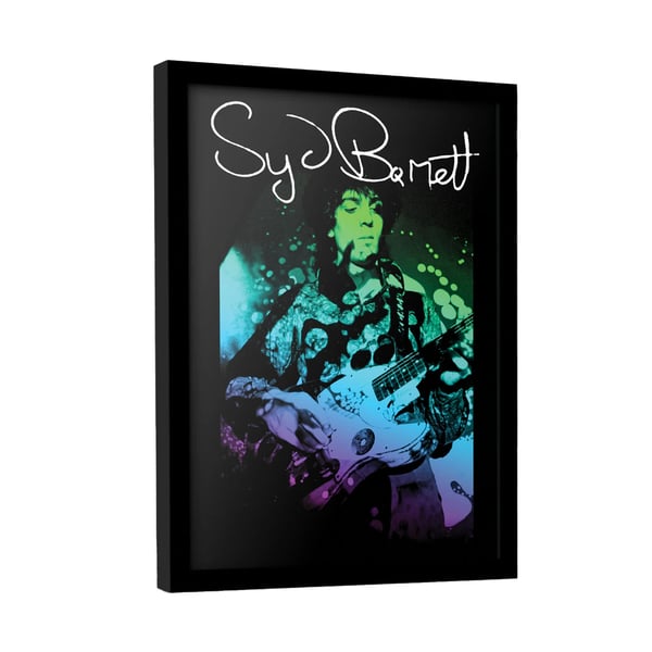Syd Barrett -kitara kehystetty juliste