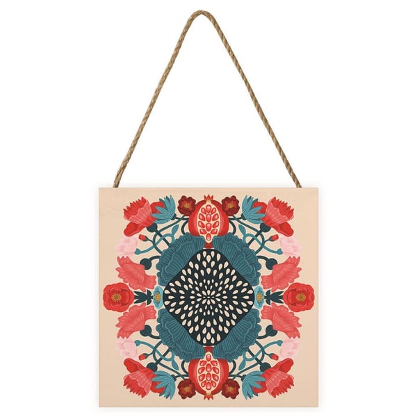 Nina Pace True Blue Wooden Block